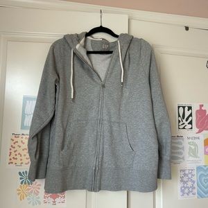 GAP gray hoodie/jacket , size: XL
